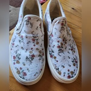 Floral Slip-On Vans
